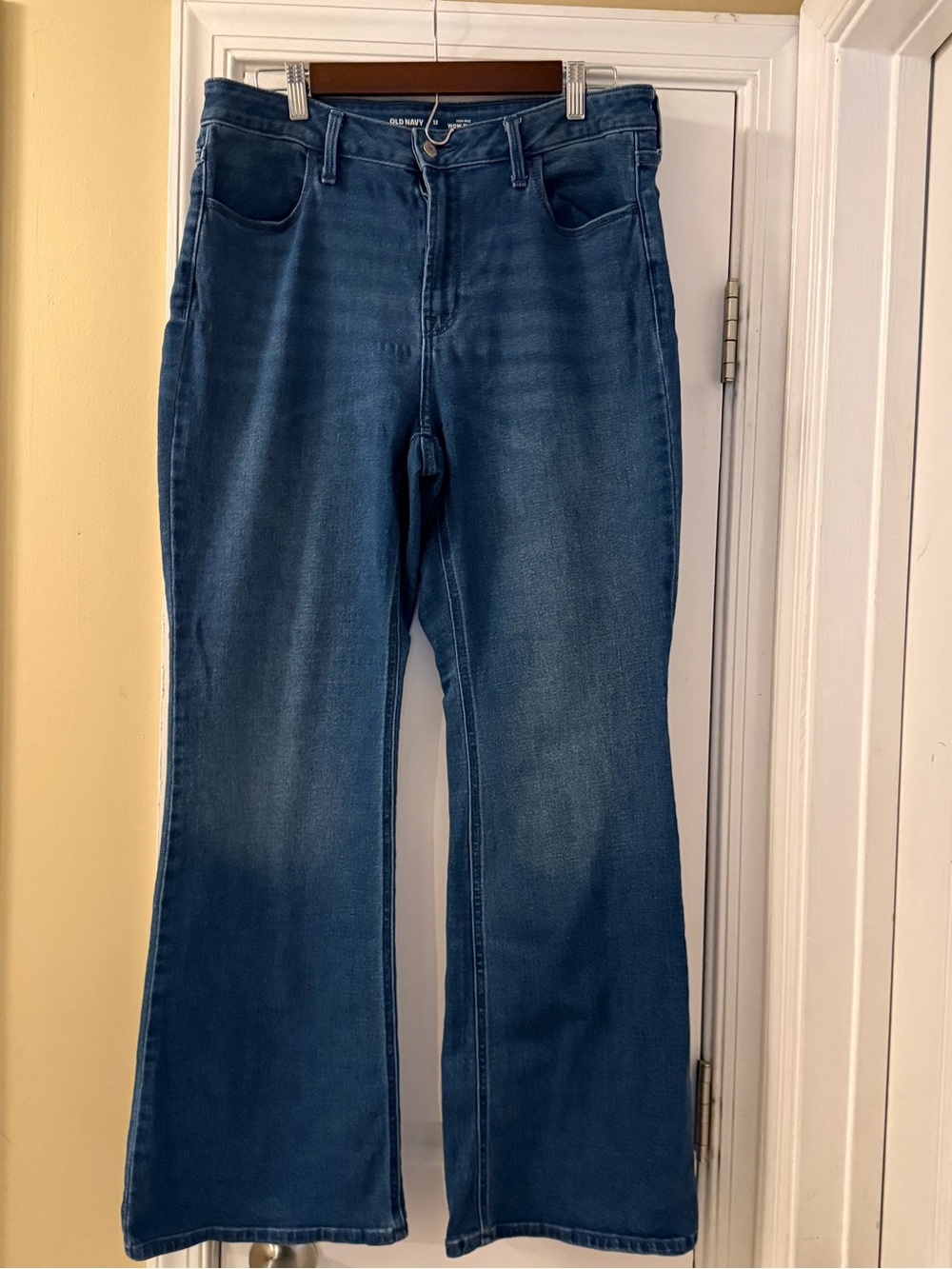 Old Navy Women's Medium Blue Wide Leg Jeans